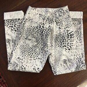 Gigi Moda animal print stretch jeans, S